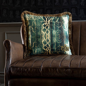 Mind the Gap Pillow Mind The Gap BAMILEKE Linen Cushion (LC40060)