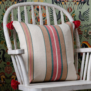 Mind the Gap Pillow Mind The Gap HERINA Stripe Heavy Linen Cushion (LC40095)