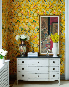Mind the Gap Wallpaper Mind The Gap   THE GARDEN OF IMMORTALITY Mustard Yellow (WP20590)