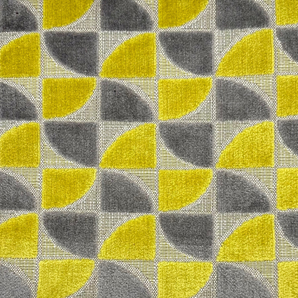 Pinwheel Lime by Europatex Designer Fabric Pinwheel 56% Polyester, 44% Cotton 13.5" H, 3.5" V 54.00 inches - Swanky Fabrics -