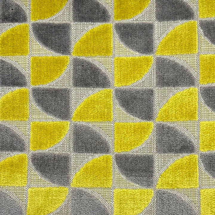 Pinwheel Lime by Europatex Designer Fabric Pinwheel 56% Polyester, 44% Cotton 13.5" H, 3.5" V 54.00 inches - Swanky Fabrics -
