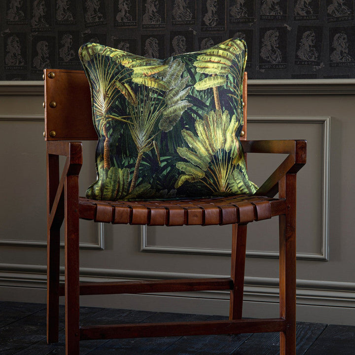 Mind The Gap Pillows GHOST OF THE SEA Cushion (LC40066) | LC40066 | THE TROPICAL COTTAGE | 20 x 20 in | Brown, Orange, White | Fabric Carolina | https://www.fabriccarolina.com/