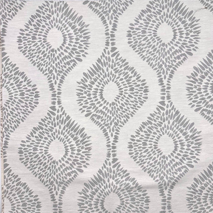 Emb By Lomasi B Ice by Europatex Designer Fabric Embroideries by Lomasi 70% Polyester, 15% Cotton, 15% Linen 9.71" H, 9.89" V 54.00 inches - Swanky Fabrics -