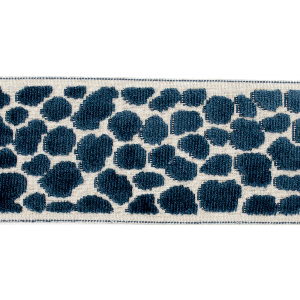 Alpas Marine by Europatex Designer Fabric Alpas 100% Polyester 3.50 inches - Swanky Fabrics -