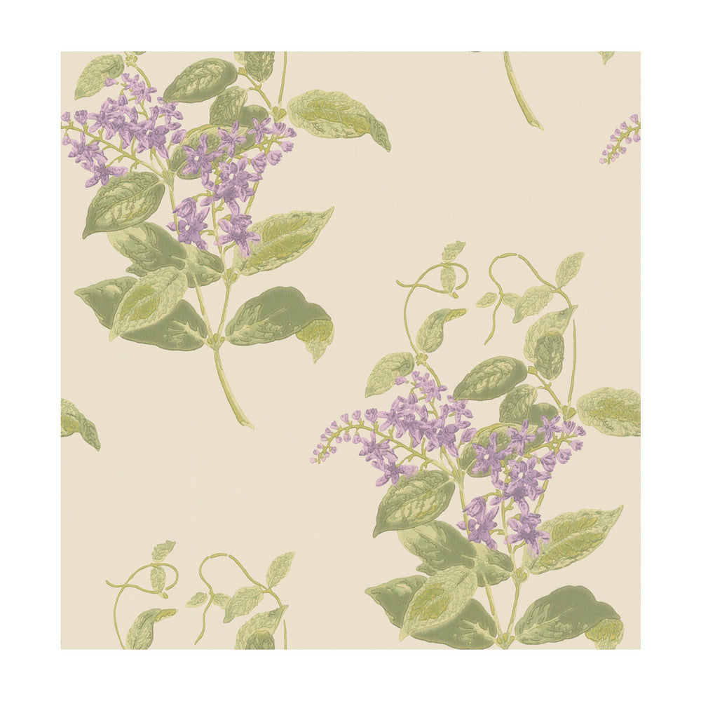 Madras Violet Olive & Lavender by Cole & Son Designer Wallcovering COLE & SON ARCHIVE ANTHOLOGY PAPER - 100% United Kingdom Horizontal: and Vertical: 21 20.5 - Swanky Fabrics -