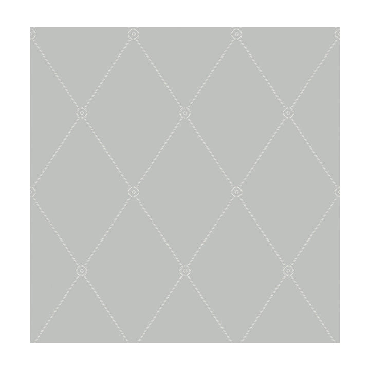 Large Georgian Rope Trellis Grey by Cole & Son Designer Wallcovering COLE & SON ARCHIVE ANTHOLOGY PAPER - 100% United Kingdom - Horizontal: - and Vertical: 10.4 20.5 - Swanky Fabrics -