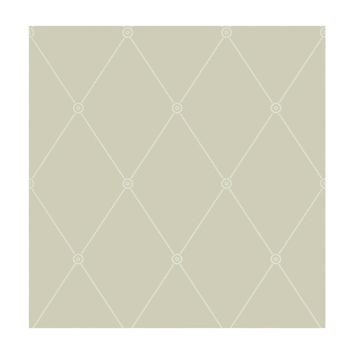 Large Georgian Rope Trellis Olive by Cole & Son Designer Wallcovering COLE & SON ARCHIVE ANTHOLOGY PAPER - 100% United Kingdom - Horizontal: - and Vertical: 10.4 20.5 - Swanky Fabrics -