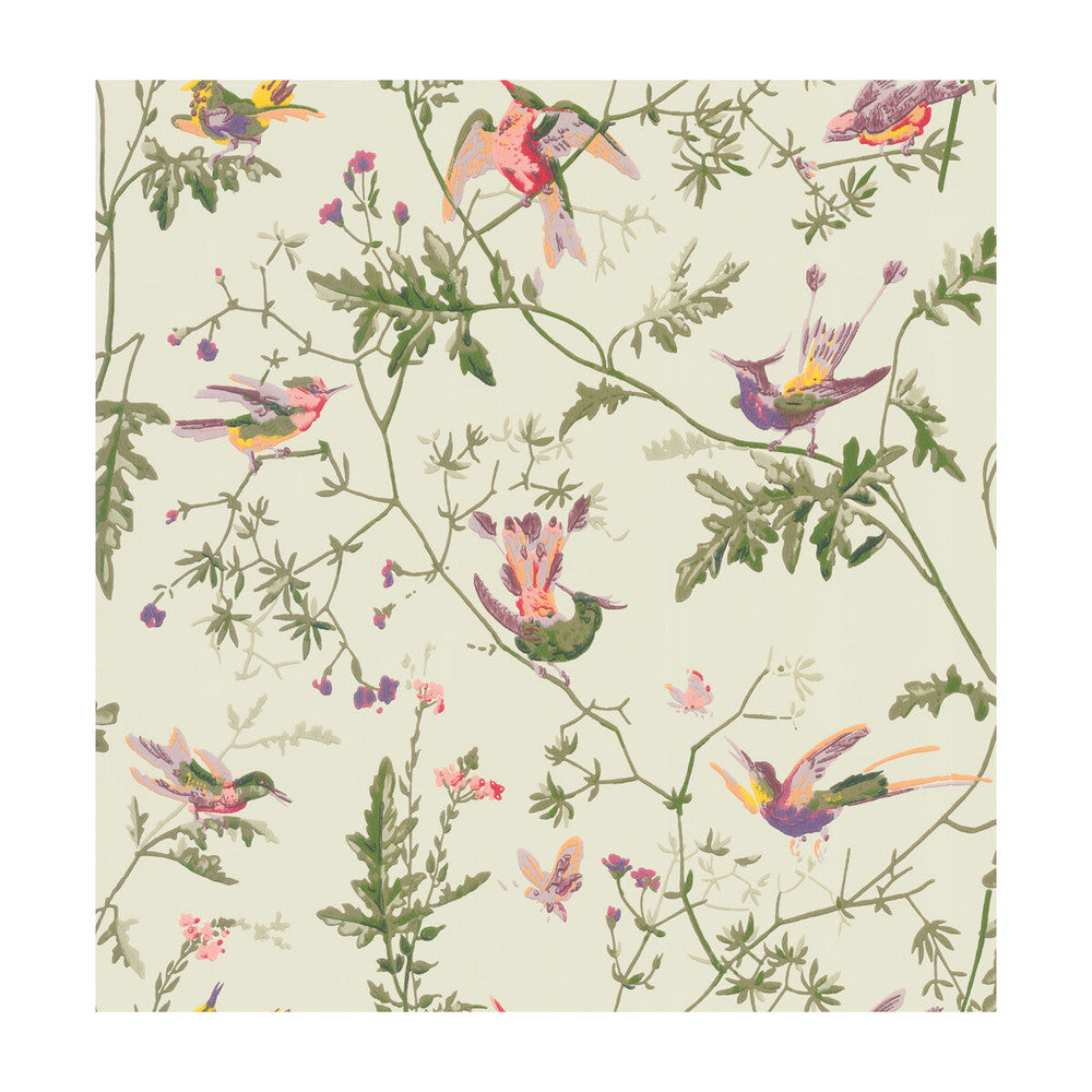 Hummingbirds Green Multi-Colour by Cole & Son Wallcovering Cole & Son Wallcovering Hummingbirds Green Multi-ColourWallcovering COLE & SON ARCHIVE ANTHOLOGY PAPER - 100% United Kingdom </p><p>Repeat: H: , V: 21.1 20.5 - Fabric Carolina -