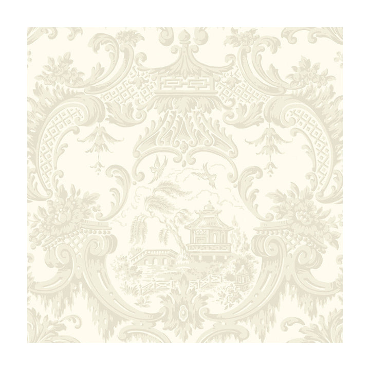 Chippendale China Ivory by Cole & Son Designer Wallcovering COLE & SON ARCHIVE ANTHOLOGY PAPER - 100% United Kingdom - Horizontal: - and Vertical: 20.5 20.5 - Swanky Fabrics -
