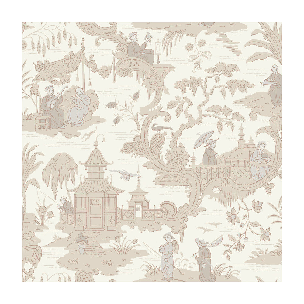 Chinese Toile Neutral by Cole & Son Wallcovering Cole & Son Wallcovering Chinese Toile NeutralWallcovering COLE & SON ARCHIVE ANTHOLOGY PAPER - 100% United Kingdom </p><p>Repeat: H: , V: 21 20.5 - Fabric Carolina -