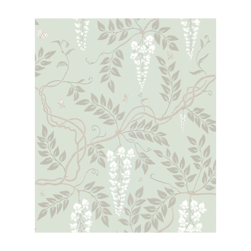 Egerton Duck Egg by Cole & Son Designer Wallcovering COLE & SON ARCHIVE ANTHOLOGY PAPER - 100% United Kingdom Horizontal: and Vertical: 24 20.5 - Swanky Fabrics -