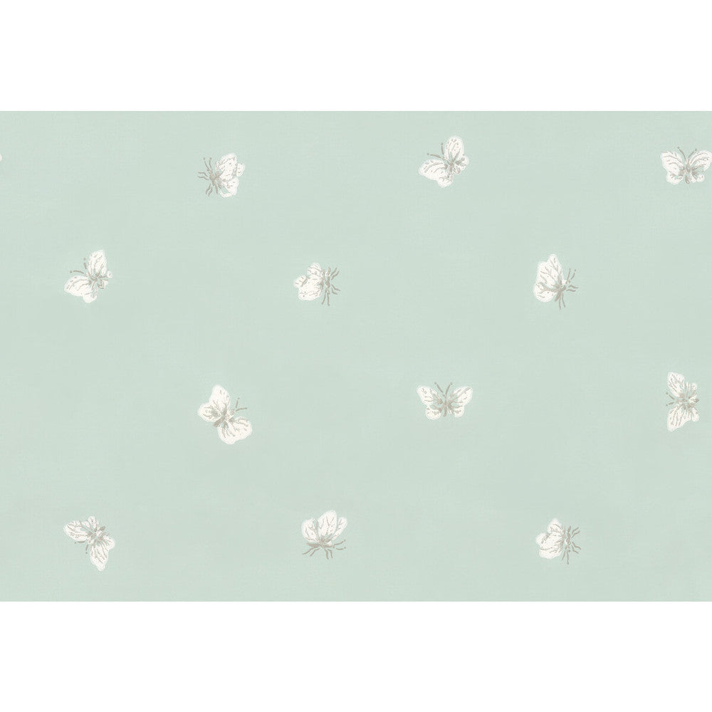 Peaseblossom Duck Egg by Cole & Son Designer Wallcovering COLE & SON WHIMSICAL PAPER - 100% United Kingdom - Horizontal: - and Vertical: 14.1 20.5 - Swanky Fabrics -
