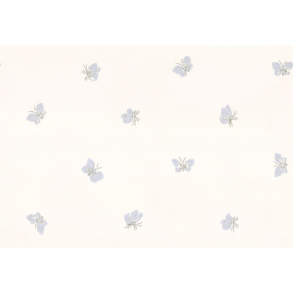 Peaseblossom White &Lilac by Cole & Son Designer Wallcovering COLE & SON WHIMSICAL PAPER - 100% United Kingdom Horizontal: and Vertical: 14.1 20.5 - Swanky Fabrics -