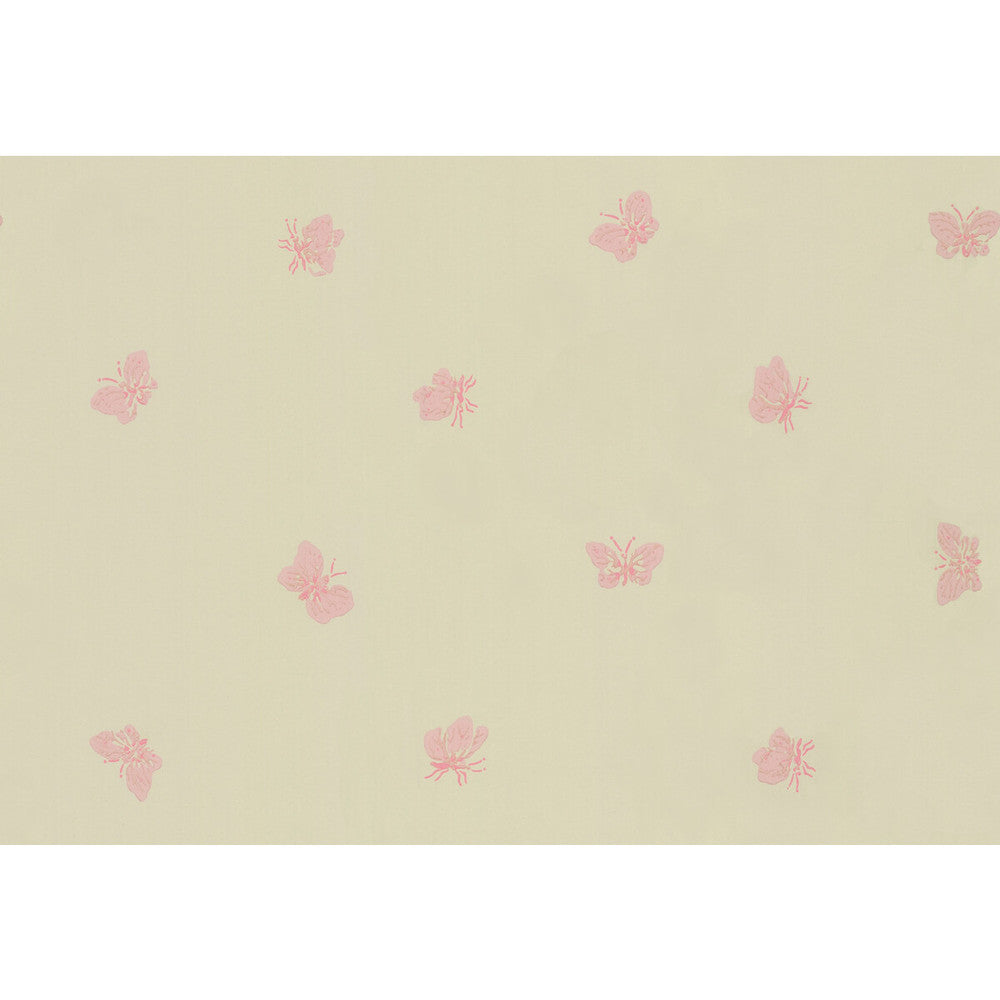 Peaseblossom Linen & Pink by Cole & Son Designer Wallcovering COLE & SON WHIMSICAL PAPER - 100% United Kingdom - Horizontal: - and Vertical: 14.1 20.5 - Swanky Fabrics -