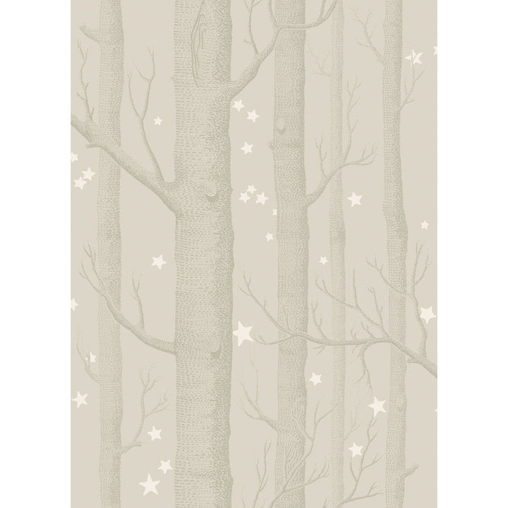 Woods & Stars Grey by Cole & Son Designer Wallcovering COLE & SON WHIMSICAL PAPER - 100% United Kingdom - Horizontal: - and Vertical: 28.3 20.5 - Swanky Fabrics -