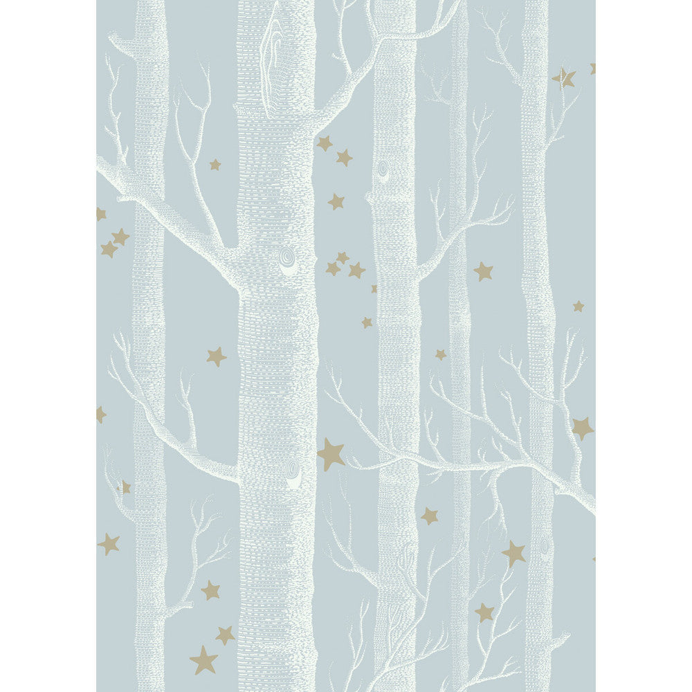 Woods & Stars Powder Blue by Cole & Son Wallcovering Cole & Son Wallcovering Woods & Stars Powder BlueWallcovering COLE & SON WHIMSICAL PAPER - 100% United Kingdom </p><p>Repeat: H: , V: 28.3 20.5 - Fabric Carolina -