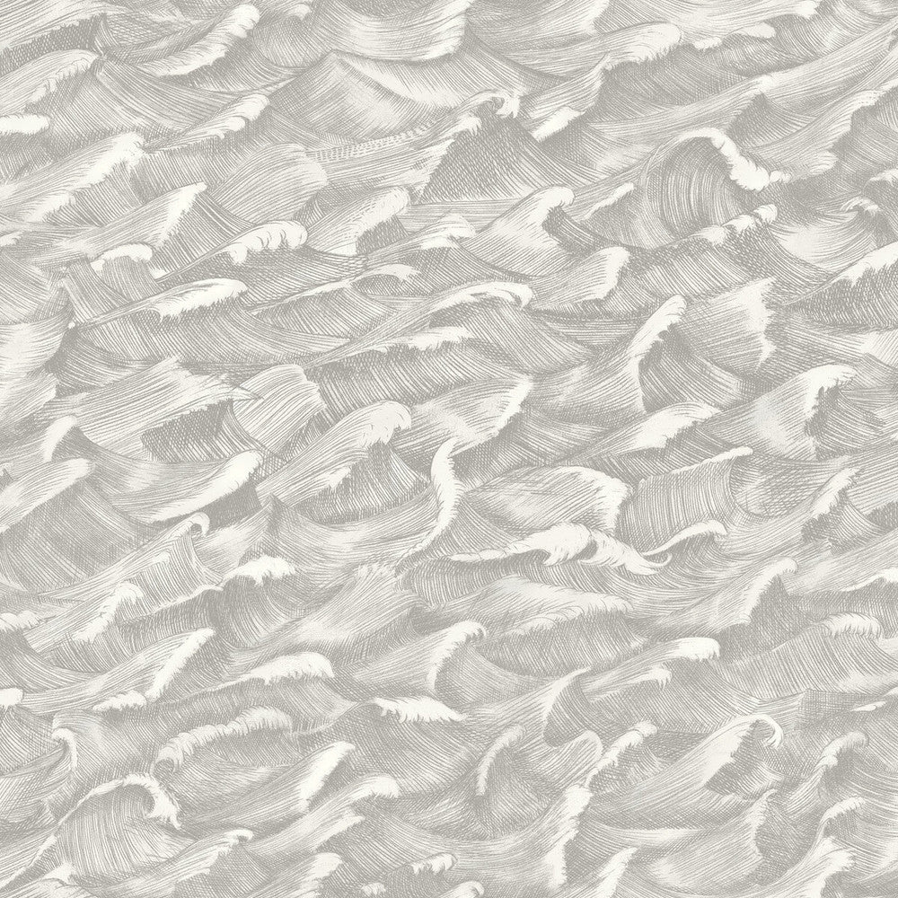 Columbus Black &White by Cole & Son Designer Wallcovering COLE & SON WHIMSICAL PAPER - 100% United Kingdom Horizontal: and Vertical: 27 27 - Swanky Fabrics -