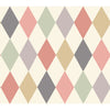 Cole & Son Wallpaper Punchinello Coral & Grn