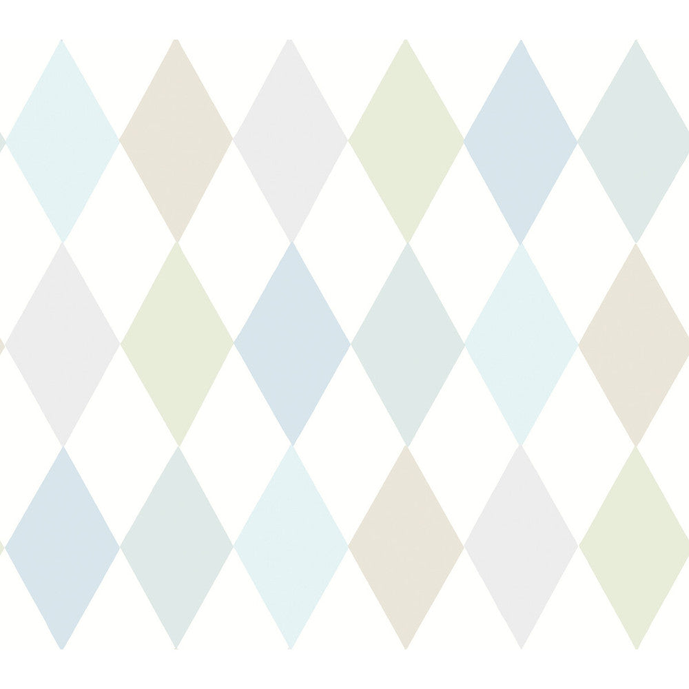 Punchinello Soft Blue by Cole & Son Designer Wallcovering COLE & SON WHIMSICAL PAPER - 100% United Kingdom - Horizontal: - and Vertical: 18.1 20.5 - Swanky Fabrics -