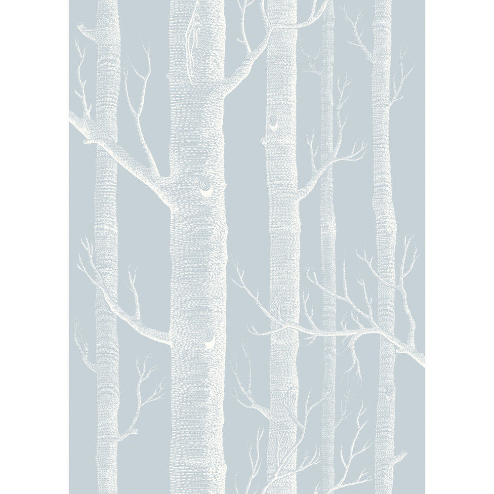 Woods Powder Blue by Cole & Son Designer Wallcovering COLE & SON WHIMSICAL PAPER - 100% United Kingdom Horizontal: and Vertical: 28.3 20.5 - Swanky Fabrics -