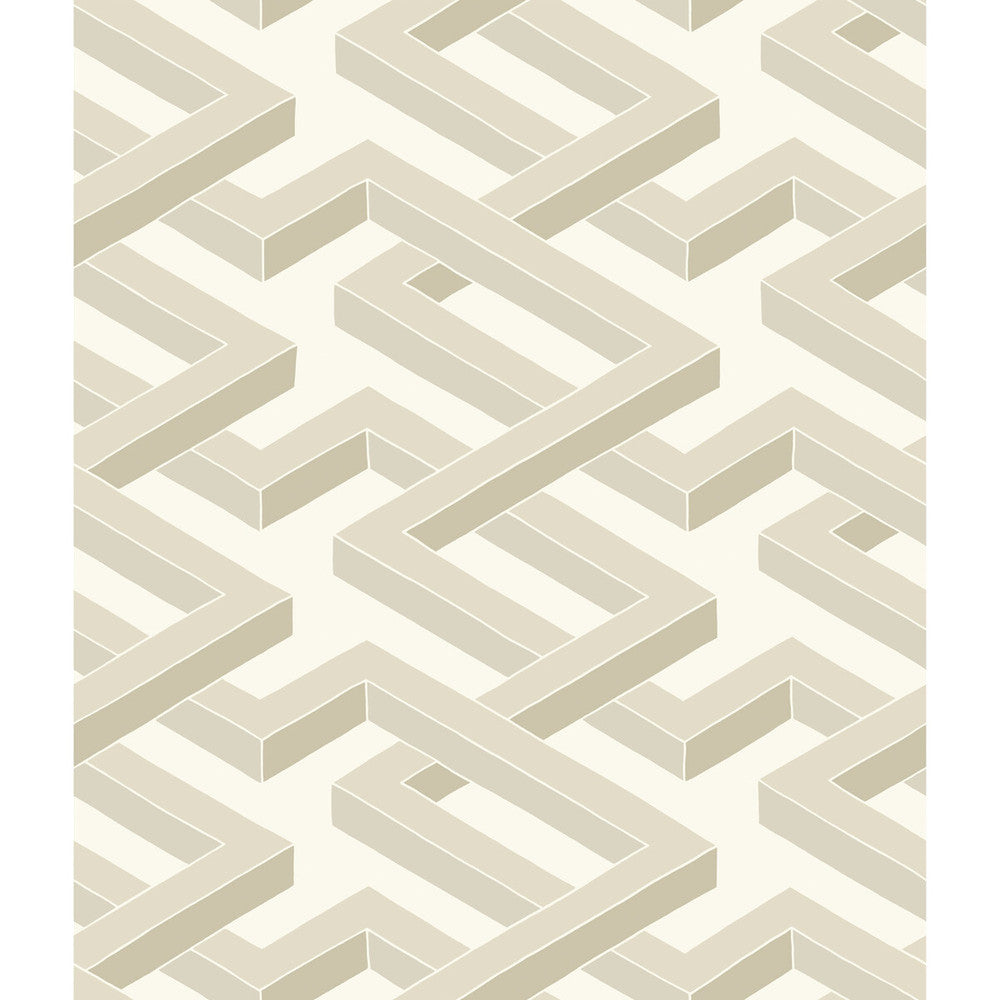 Luxor White by Cole & Son Designer Wallcovering COLE & SON GEOMETRIC II PAPER - 100% United Kingdom - Horizontal: - and Vertical: 12 20.5 - Swanky Fabrics -