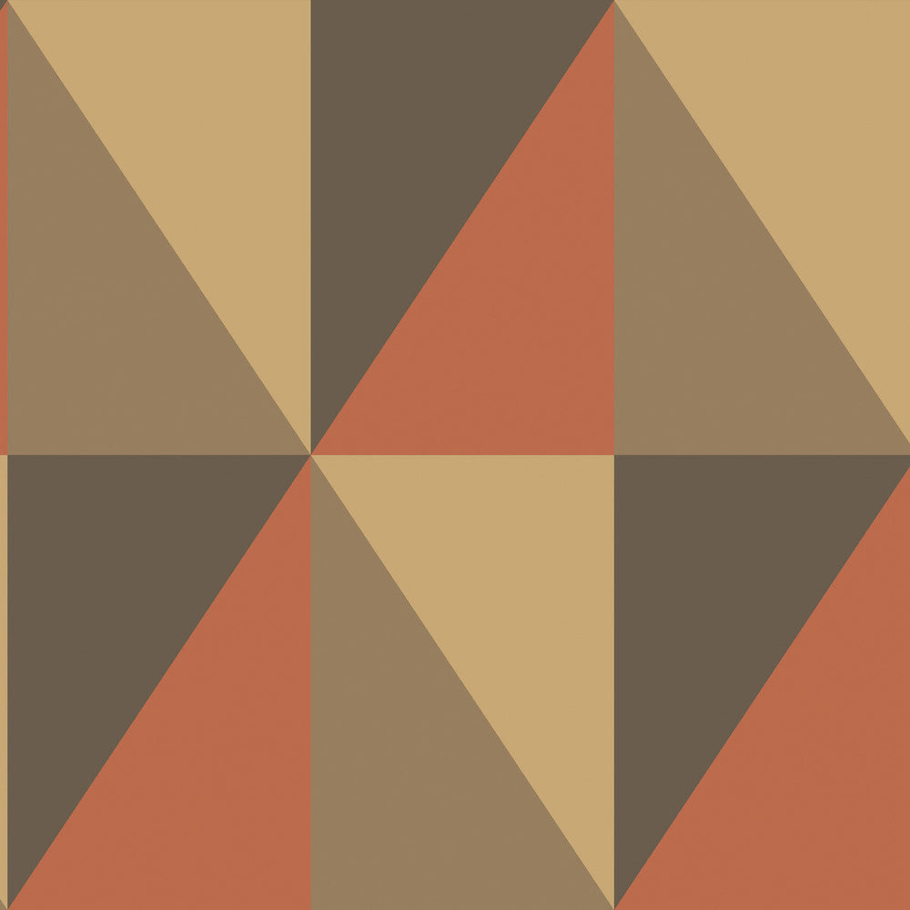 Apex Grand Brick And Black by Cole & Son Designer Wallcovering COLE & SON GEOMETRIC II PAPER - 100% United Kingdom - Horizontal: - and Vertical: 27 27 - Swanky Fabrics -