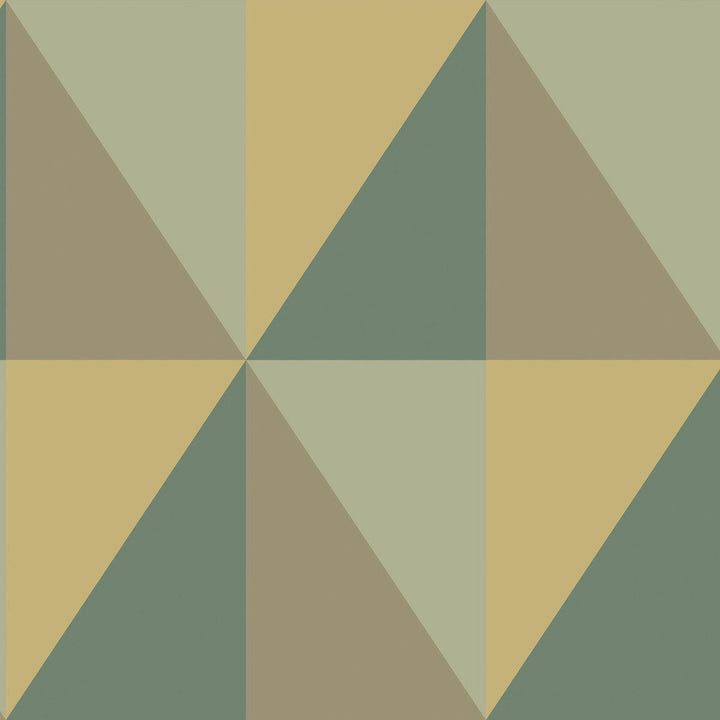Apex Grand Green by Cole & Son Designer Wallcovering COLE & SON GEOMETRIC II PAPER - 100% United Kingdom - Horizontal: - and Vertical: 27 27 - Swanky Fabrics -