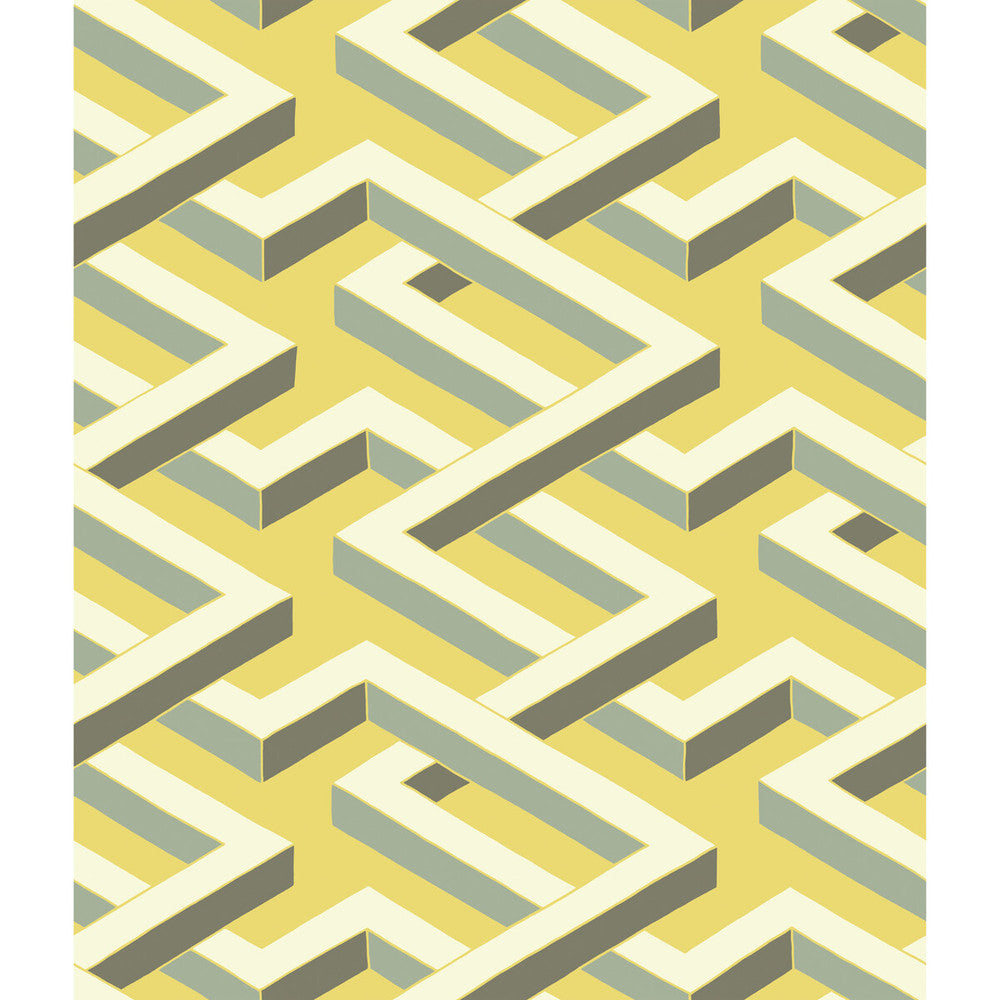 Luxor Green by Cole & Son Wallcovering Cole & Son Wallcovering Luxor GreenWallcovering COLE & SON GEOMETRIC II PAPER - 100% United Kingdom </p><p>Repeat: H: , V: 12 20.5 - Fabric Carolina -