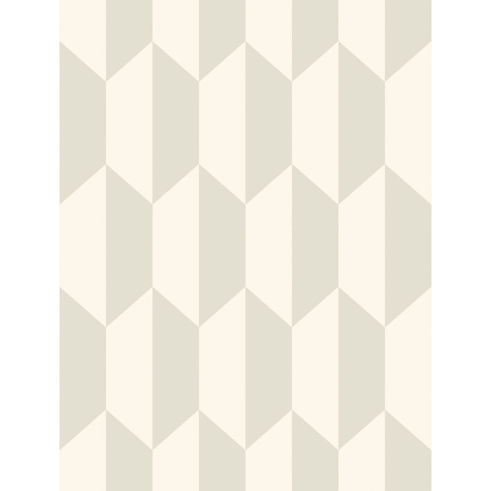 Tile White And Stone by Cole & Son Designer Wallcovering COLE & SON GEOMETRIC II PAPER - 100% United Kingdom - Horizontal: - and Vertical: 13.8 21 - Swanky Fabrics -
