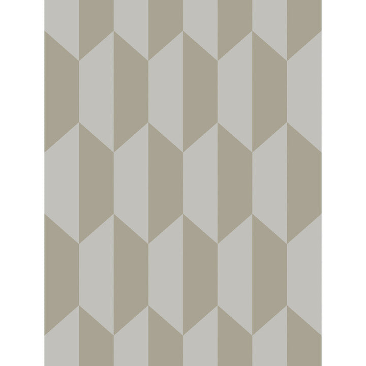 Tile Grey And Silver by Cole & Son Designer Wallcovering COLE & SON GEOMETRIC II PAPER - 100% United Kingdom - Horizontal: - and Vertical: 13.8 21 - Swanky Fabrics -