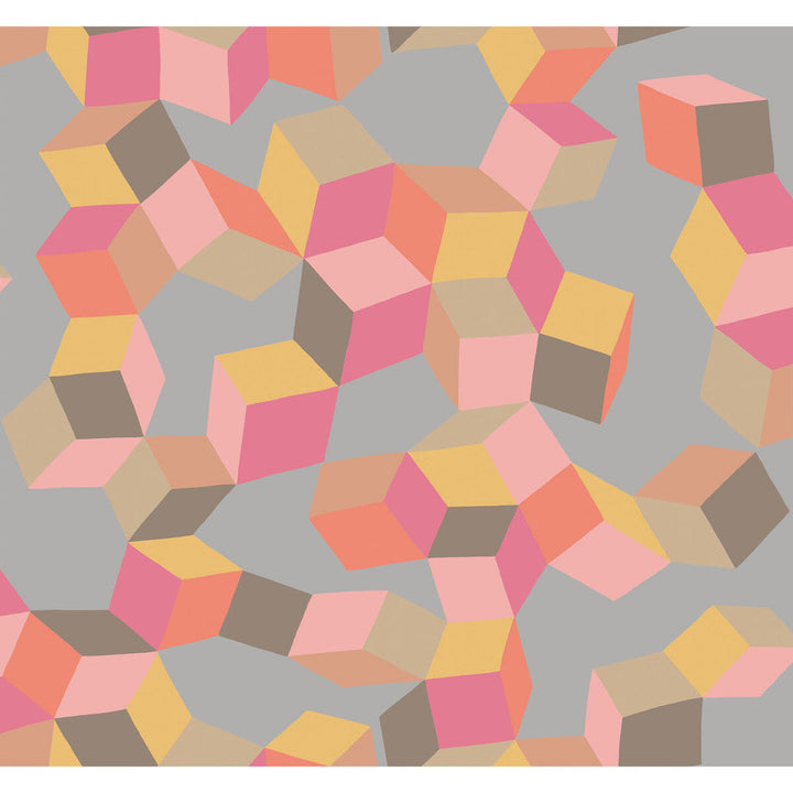Puzzle Pink And Orange by Cole & Son Wallcovering Cole & Son Wallcovering Puzzle Pink And OrangeWallcovering COLE & SON GEOMETRIC II PAPER - 100% United Kingdom </p><p>Repeat: H: , V: 25.2 27 - Fabric Carolina -