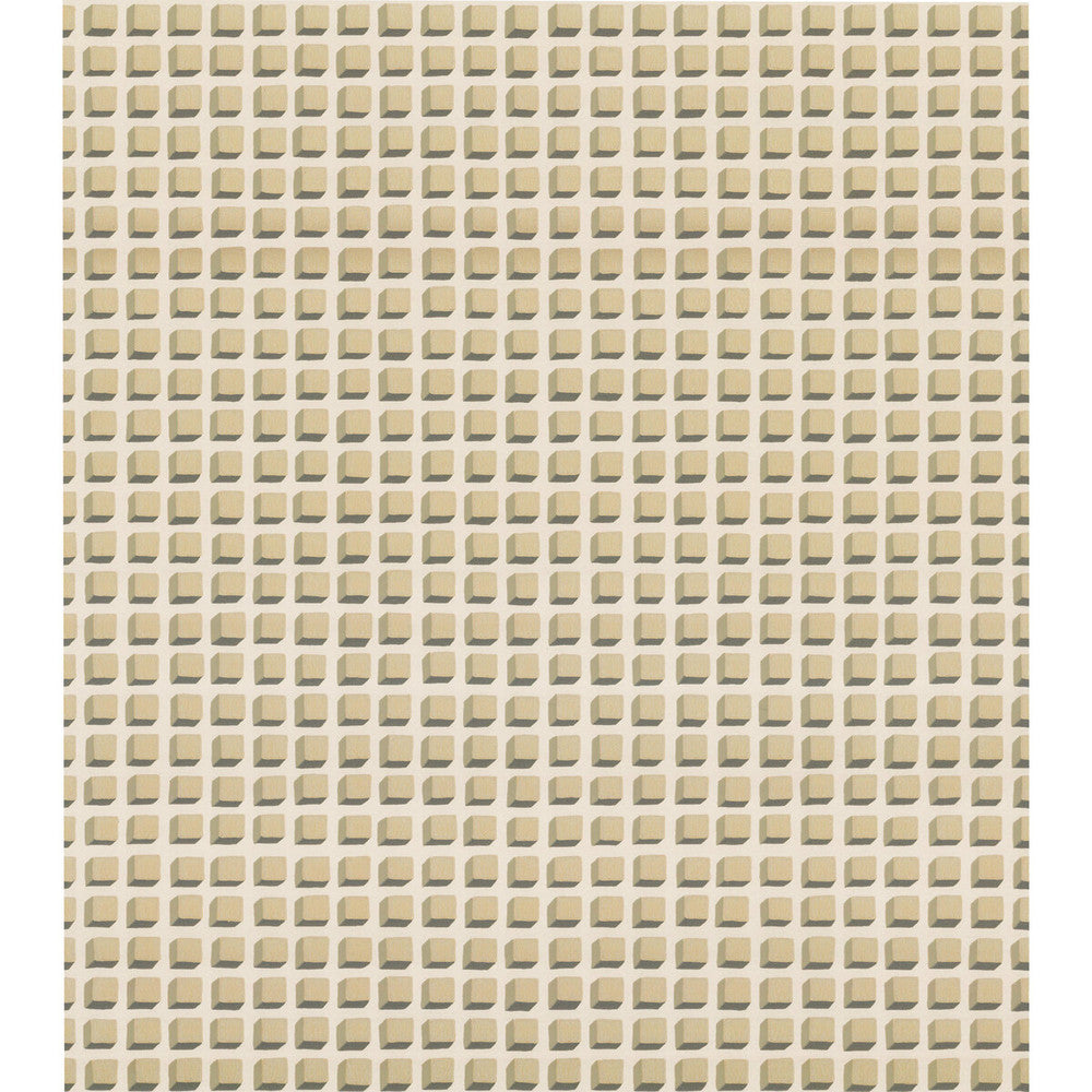 Mosaic Buff And Gold by Cole & Son Designer Wallcovering COLE & SON GEOMETRIC II PAPER - 100% United Kingdom Horizontal: and Vertical: 1 20.5 - Swanky Fabrics -