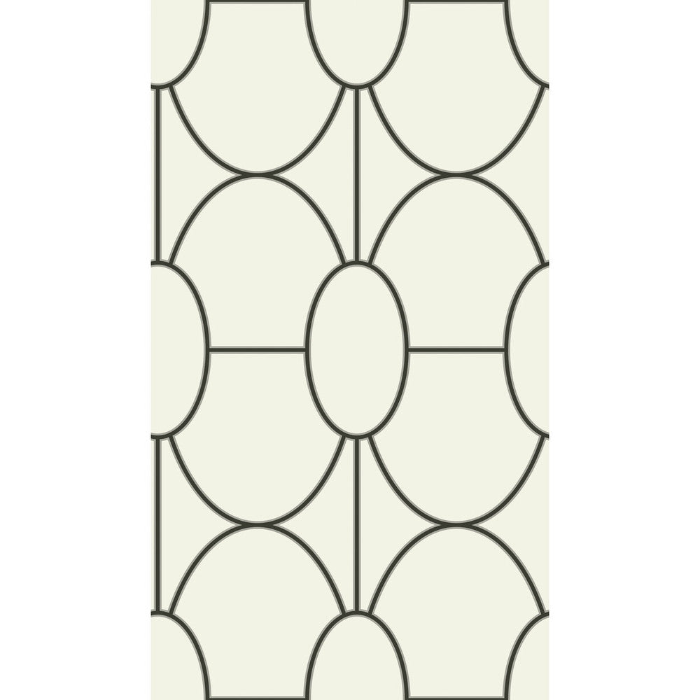 Riviera Black And White by Cole & Son Designer Wallcovering COLE & SON GEOMETRIC II PAPER - 100% United Kingdom Horizontal: and Vertical: 18 20.5 - Swanky Fabrics -