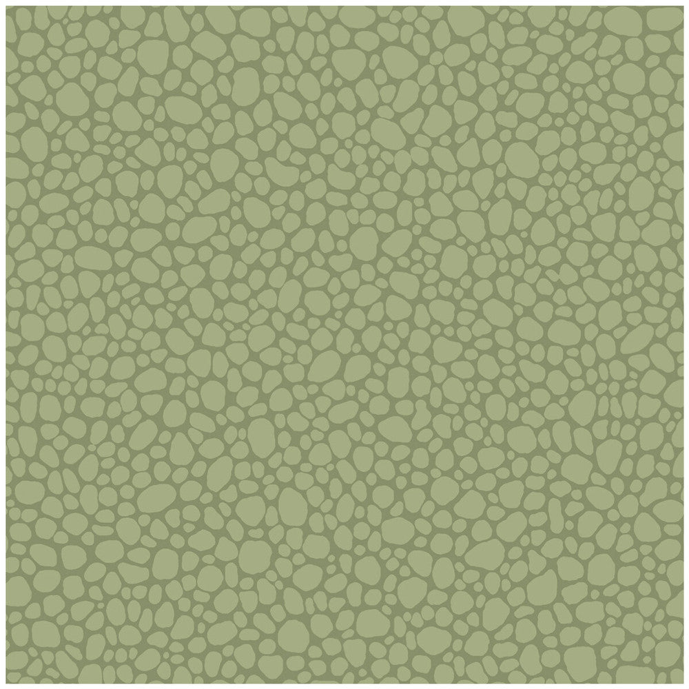 Pebble Dark Olive by Cole & Son Designer Wallcovering COLE & SON LANDSCAPE PLAINS PAPER - 100% United Kingdom Horizontal: and Vertical: 5.1 20.5 - Swanky Fabrics -