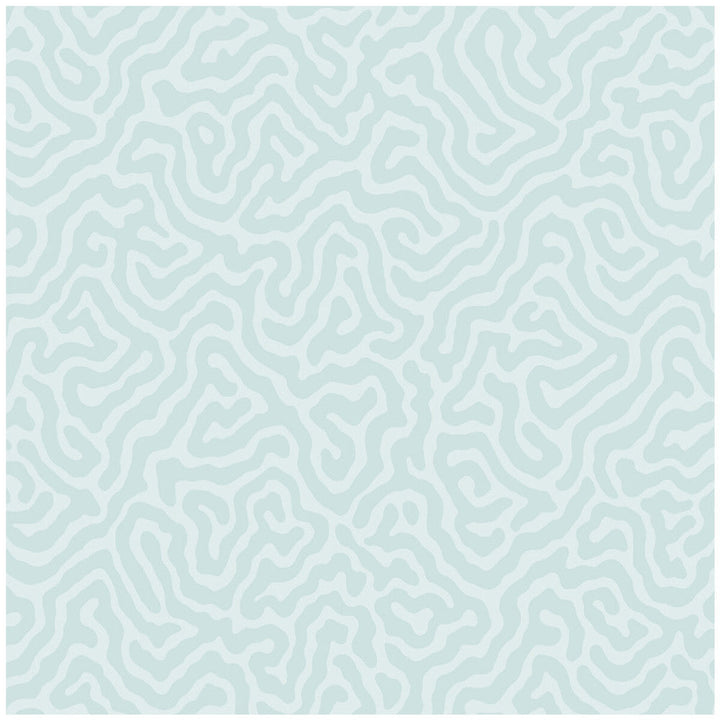Coral Print Room Blue by Cole & Son Designer Wallcovering COLE & SON LANDSCAPE PLAINS PAPER - 100% United Kingdom Horizontal: and Vertical: 4.2 20.5 - Swanky Fabrics -