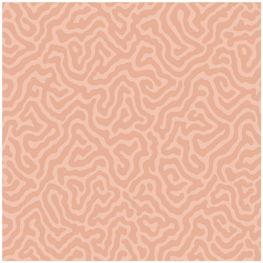 Coral Salmon by Cole & Son Designer Wallcovering COLE & SON LANDSCAPE PLAINS PAPER - 100% United Kingdom - Horizontal: - and Vertical: 4.2 20.5 - Swanky Fabrics -