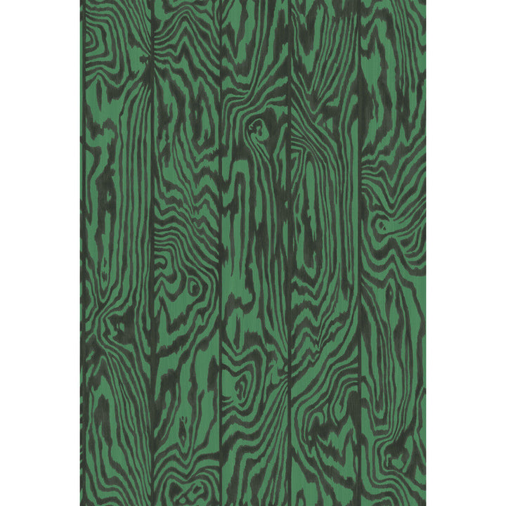 Zebrawood Emerald by Cole & Son Designer Wallcovering COLE & SON CURIO PAPER - 100% United Kingdom Horizontal: and Vertical: 30 20.5 - Swanky Fabrics -