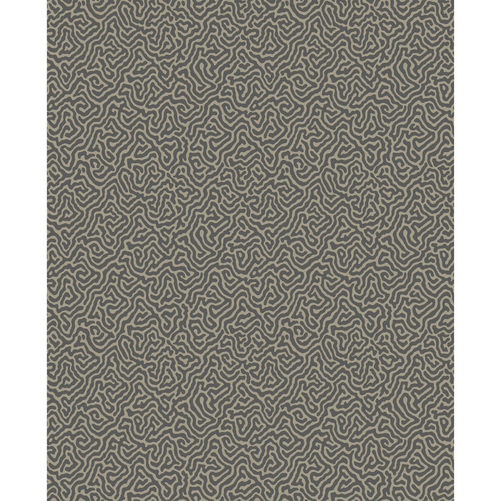 Vermicelli Black & Linen by Cole & Son Designer Wallcovering COLE & SON CURIO PAPER - 100% United Kingdom Horizontal: and Vertical: 8.3 20.5 - Swanky Fabrics -
