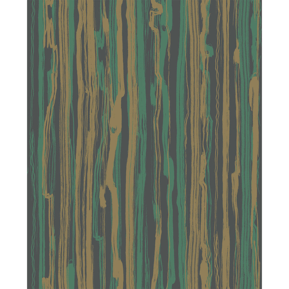 Strand Teal & Gold by Cole & Son Wallcovering Cole & Son Wallcovering Strand Teal & GoldWallcovering COLE & SON CURIO PAPER - 100% United Kingdom </p><p>Repeat: H: , V: 25.2 20.5 - Fabric Carolina -