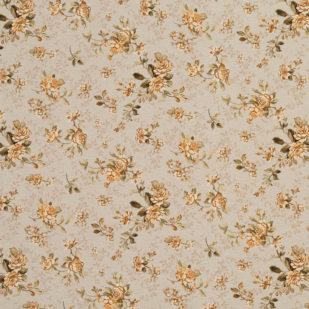 10820-03 by Charlotte Designer Fabric Botanical Prints 60% Polyester, 30% Cotton, 10% Linen Spain Exceeds 80,000 Wyzenbeek Rubs (Heavy Duty) Horizontal: 27" x Vertical: 12" 54 Inches - Swanky Fabrics -