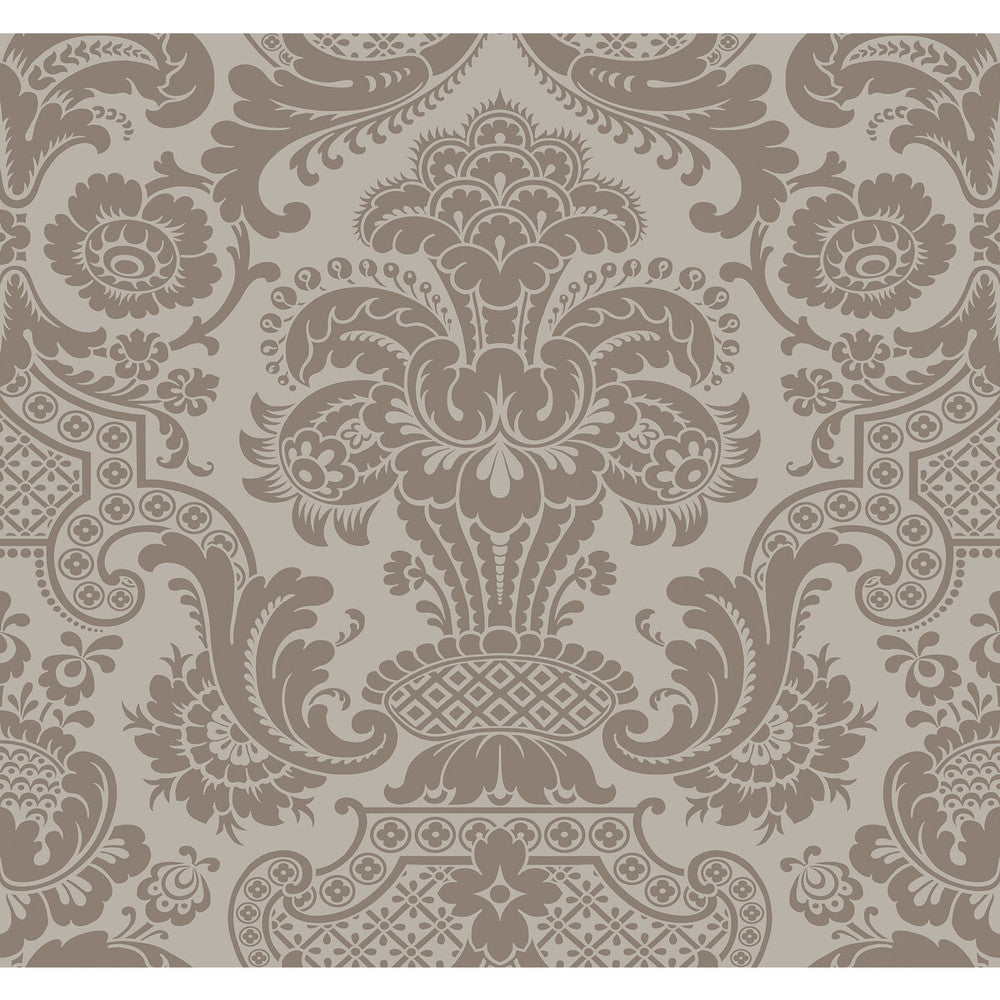 Carmen Cs Mole by Cole & Son Designer Wallcovering COLE & SON MARIINSKY DAMASK PAPER - 100% United Kingdom - Horizontal: - and Vertical: 25.25 27 - Swanky Fabrics -