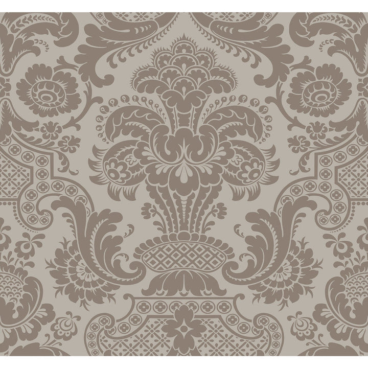 Carmen Cs Mole by Cole & Son Designer Wallcovering COLE & SON MARIINSKY DAMASK PAPER - 100% United Kingdom Horizontal: and Vertical: 25.25 27 - Swanky Fabrics -