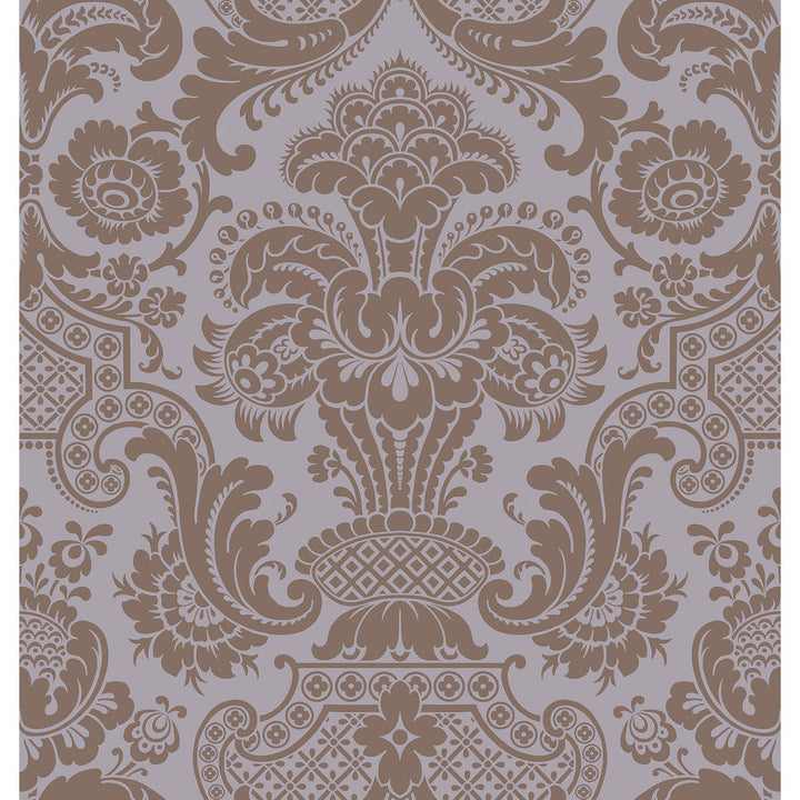 Petrouchka Lilac by Cole & Son Designer Wallcovering COLE & SON MARIINSKY DAMASK PAPER - 100% United Kingdom Horizontal: and Vertical: 28.25 27 - Swanky Fabrics -