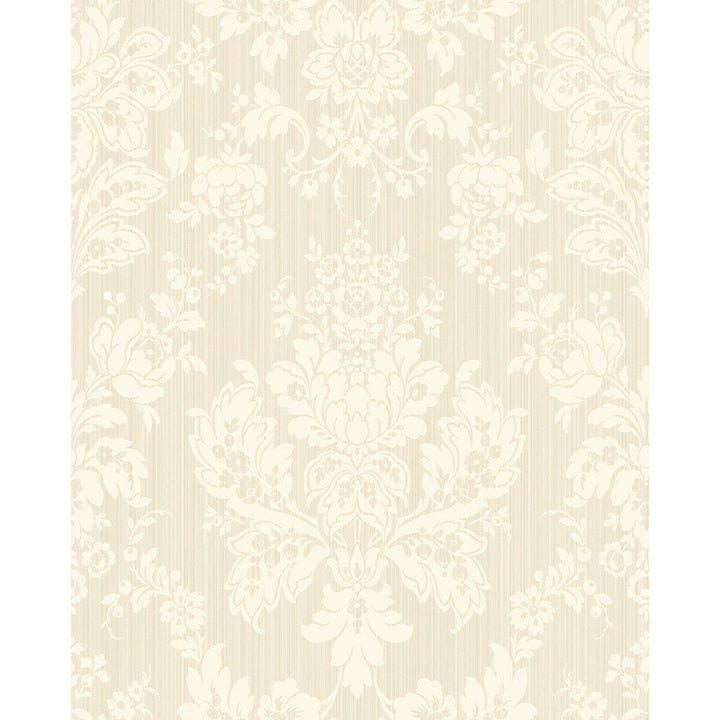 Giselle Pearl by Cole & Son Designer Wallcovering COLE & SON MARIINSKY DAMASK PAPER - 100% United Kingdom Horizontal: and Vertical: 25.25 20.5 - Swanky Fabrics -