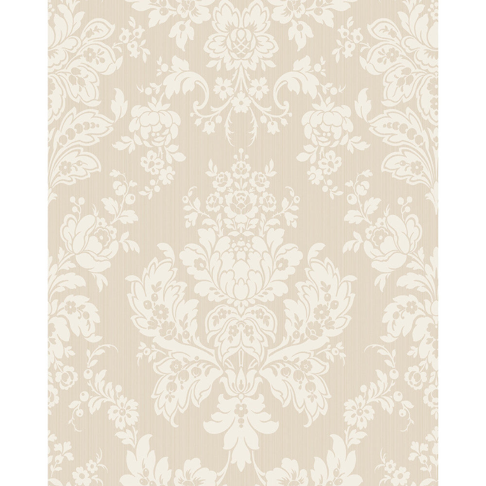 Giselle Linen by Cole & Son Designer Wallcovering COLE & SON MARIINSKY DAMASK PAPER - 100% United Kingdom Horizontal: and Vertical: 25.25 20.5 - Swanky Fabrics -