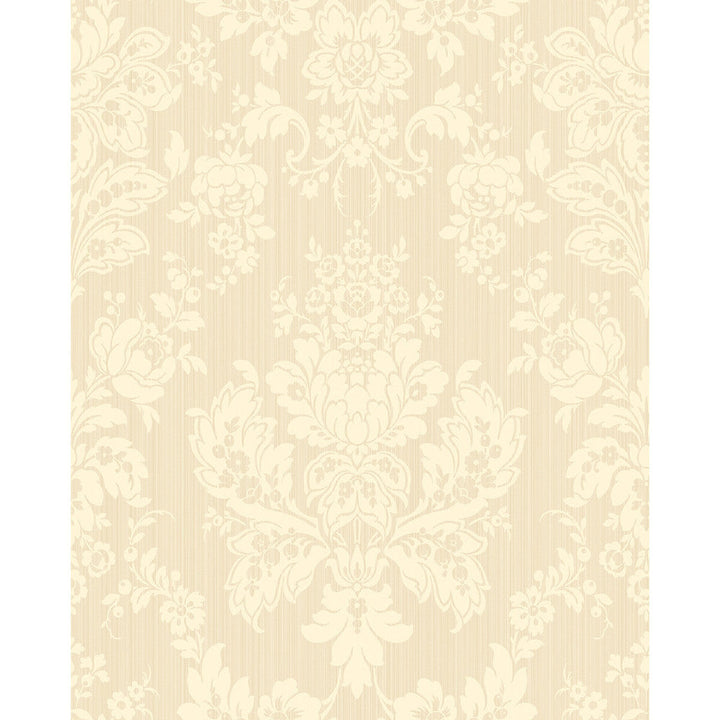 Giselle Champagne by Cole & Son Designer Wallcovering COLE & SON MARIINSKY DAMASK PAPER - 100% United Kingdom Horizontal: and Vertical: 25.25 20.5 - Swanky Fabrics -