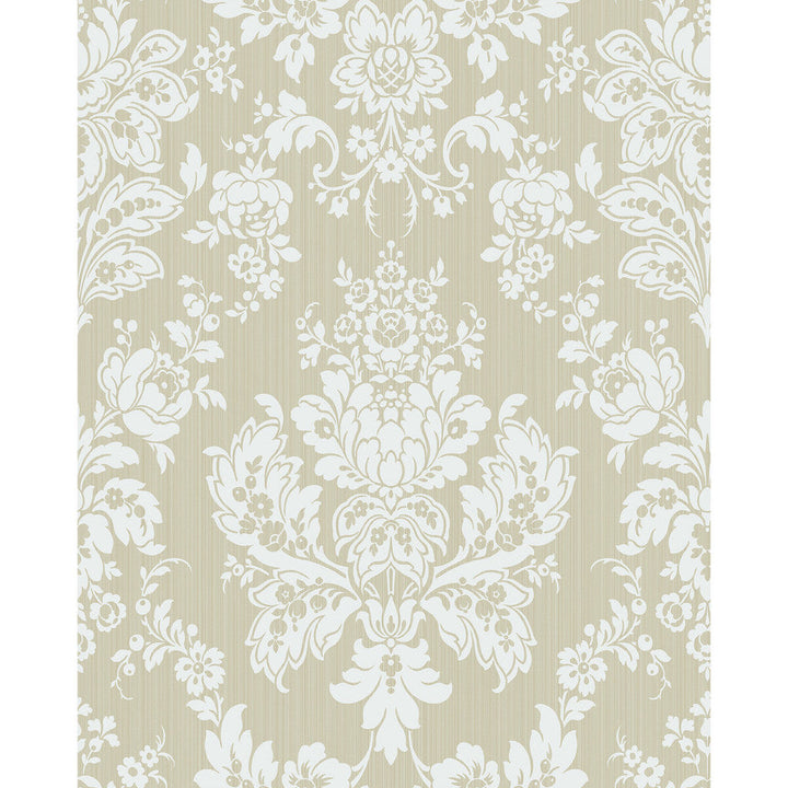 Giselle Old Olive by Cole & Son Designer Wallcovering COLE & SON MARIINSKY DAMASK PAPER - 100% United Kingdom Horizontal: and Vertical: 25.25 20.5 - Swanky Fabrics -