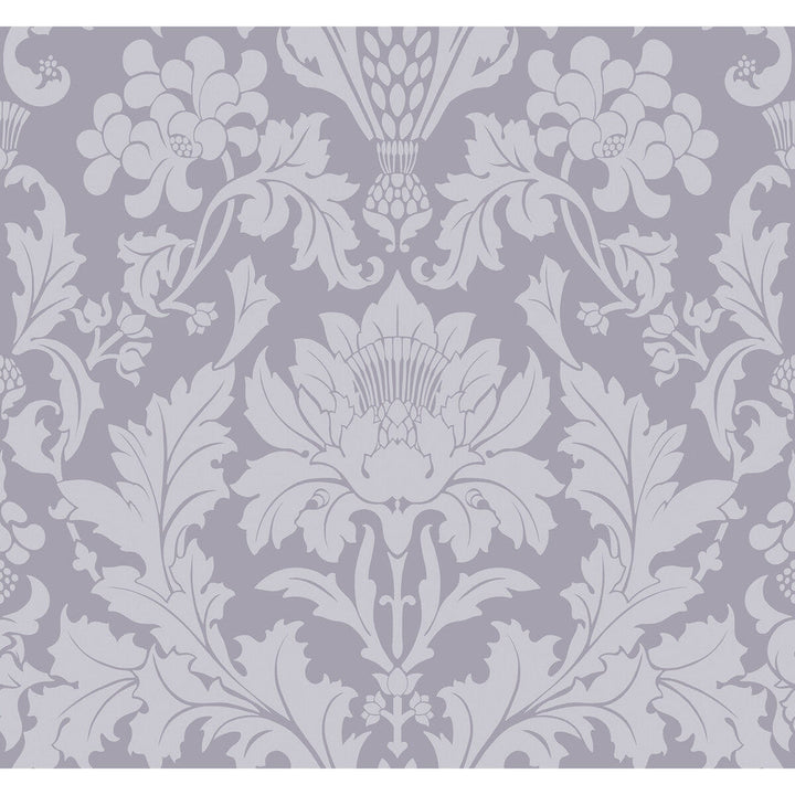 Fonteyn Mink by Cole & Son Designer Wallcovering COLE & SON MARIINSKY DAMASK PAPER - 100% United Kingdom Horizontal: and Vertical: 25.25 27 - Swanky Fabrics -
