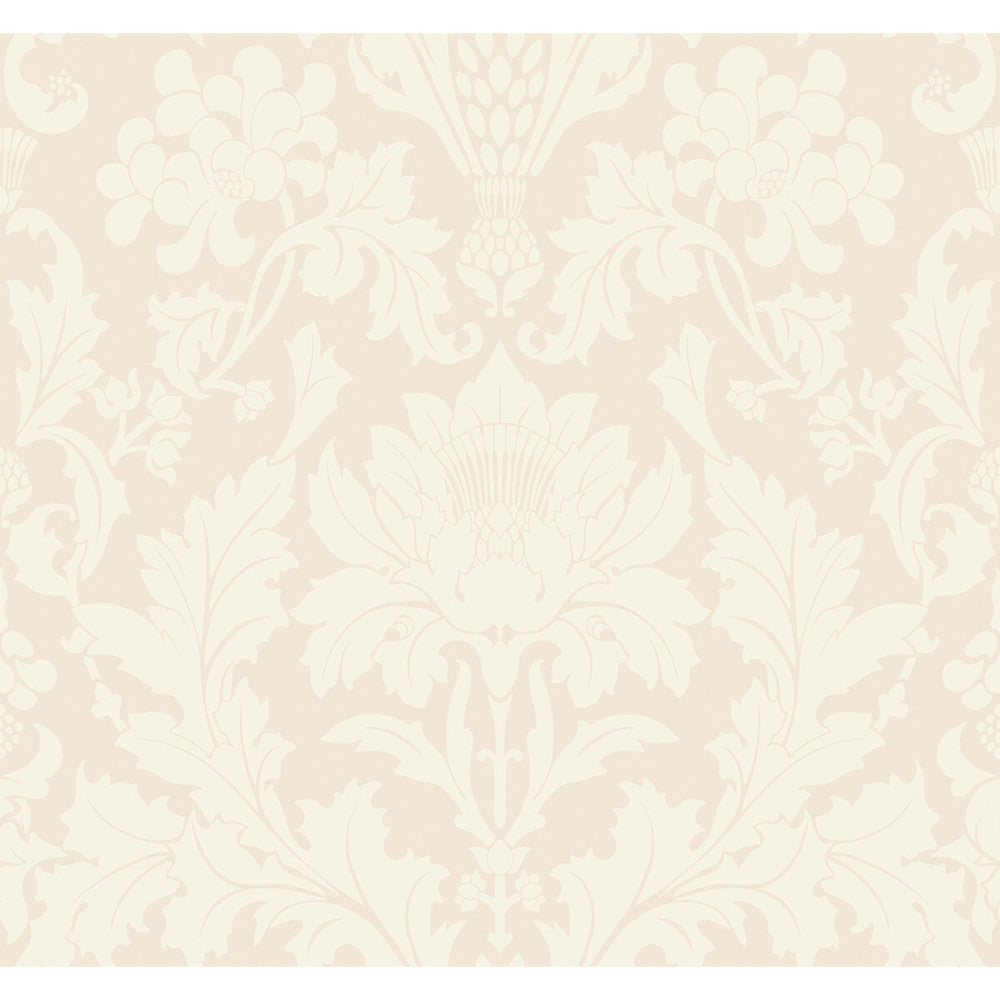 Fonteyn Parchment by Cole & Son Designer Wallcovering COLE & SON MARIINSKY DAMASK PAPER - 100% United Kingdom Horizontal: and Vertical: 25.25 27 - Swanky Fabrics -