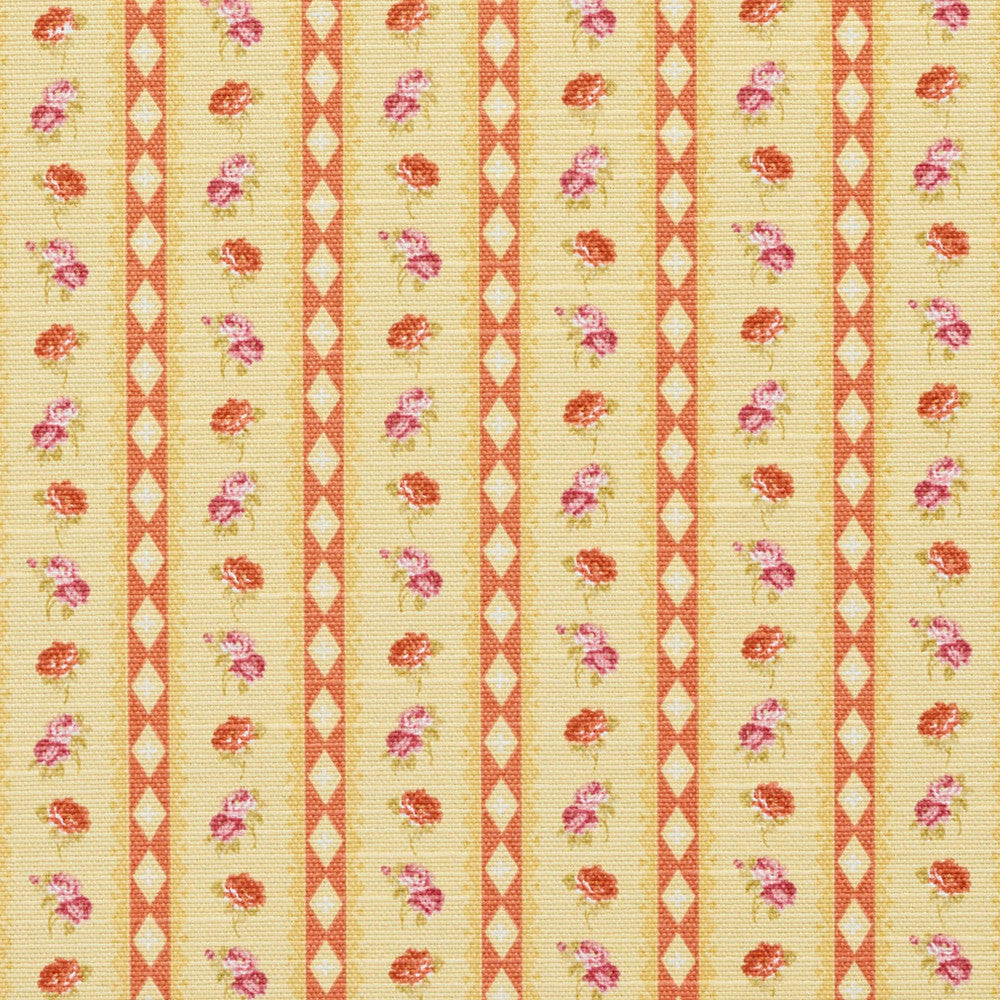 10920-02 by Charlotte Designer Fabric Botanical Prints 60% Cotton, 40% Polyester Spain Exceeds 80,000 Wyzenbeek Rubs (Heavy Duty) Horizontal: 3.5" x Vertical: 3.5" 54 Inches - Swanky Fabrics -